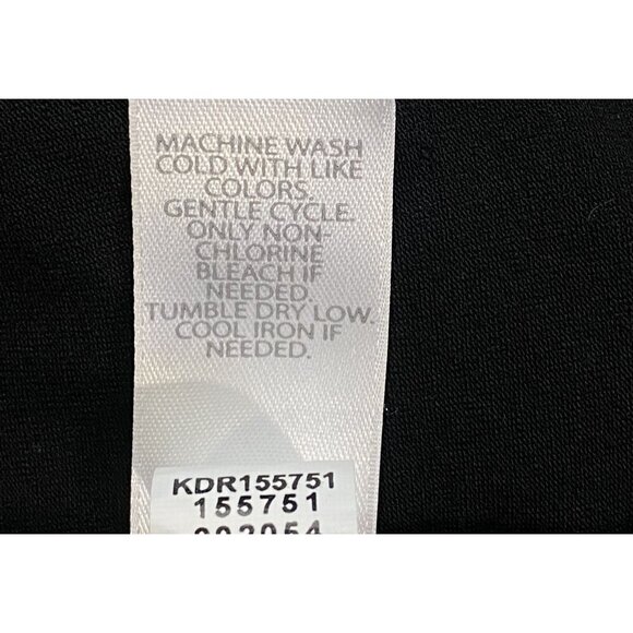 J JILL Wearever Women Sleeveless Pullover Knit Midi Dress Sz M Black Casual 13-8 - Picture 11 of 11